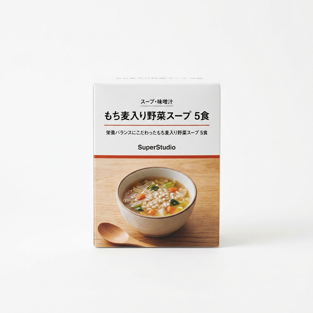 もち麦入り野菜スープ 5食