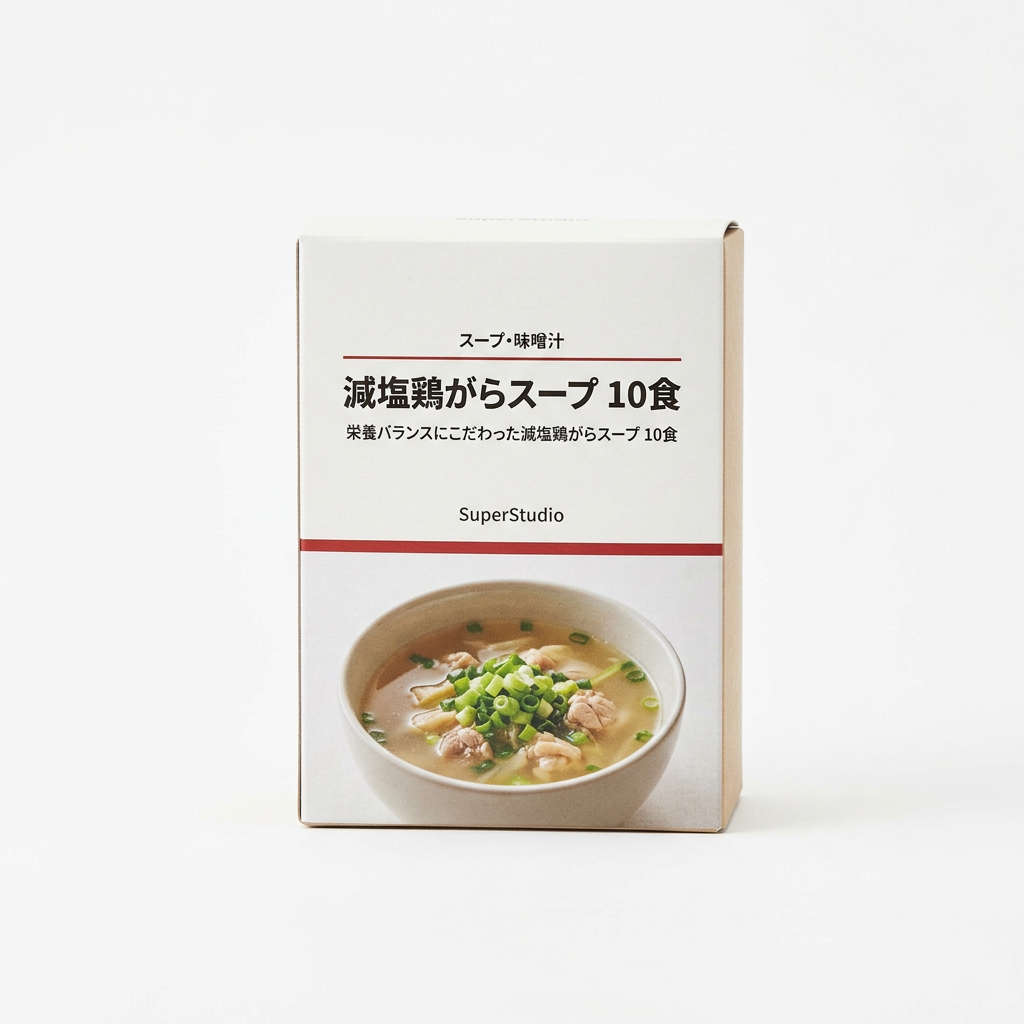 減塩鶏がらスープ 10食