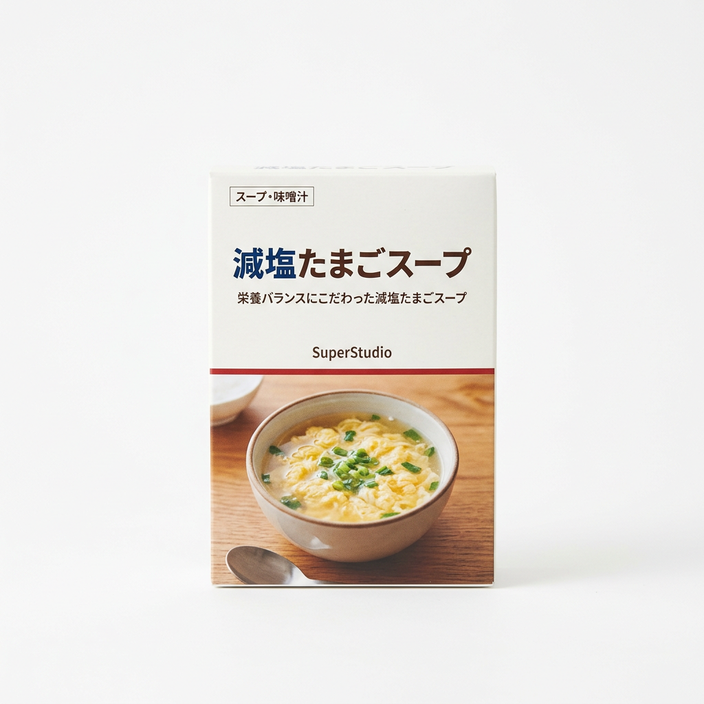 減塩たまごスープ