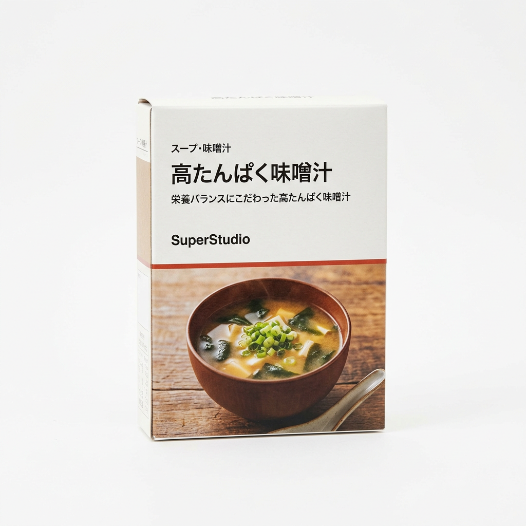高たんぱく味噌汁