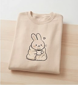 「ほっと一息ウサギ」リラックススウェットA