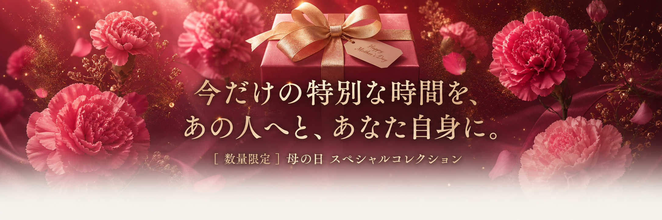 今だけの特別な時間を あの人へと あなた自身に 母の日スペシャルコレクション