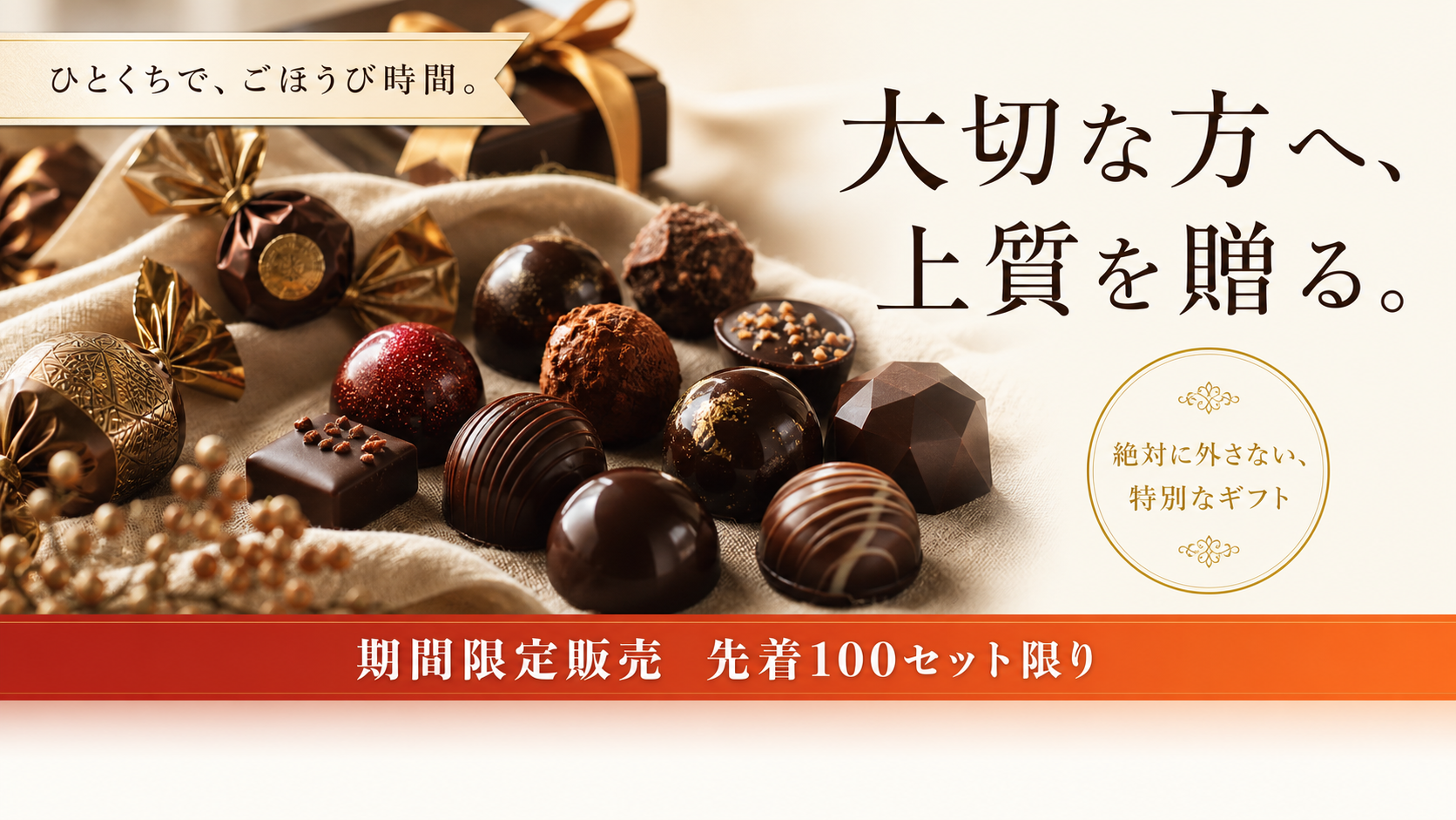 期間限定販売 先着100セット限り プレミアムスイーツギフト