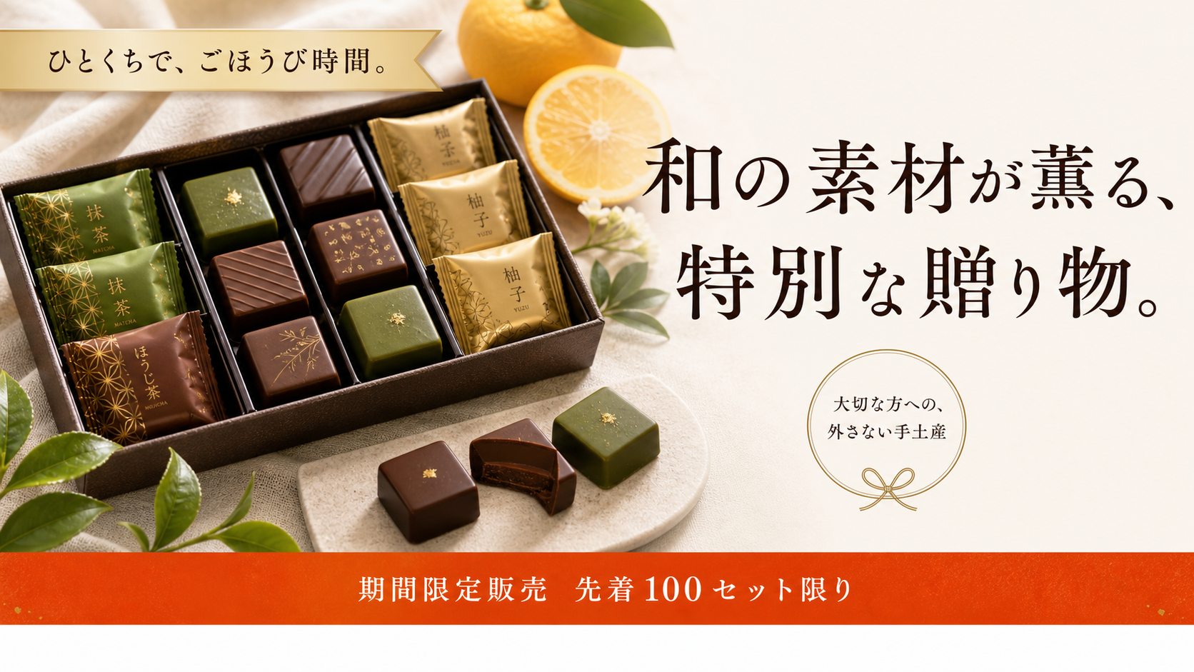 和テイストショコラ 期間限定販売 先着100セット限り