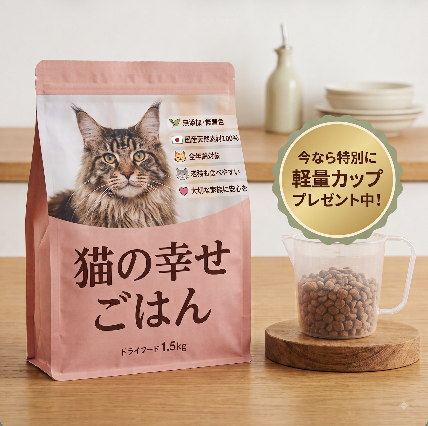 猫の幸せごはん