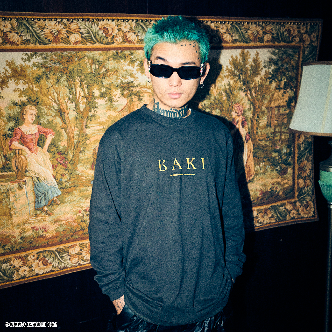 刃牙 Long Sleeve Tee 刃牙 vs 武蔵 サイズ: S