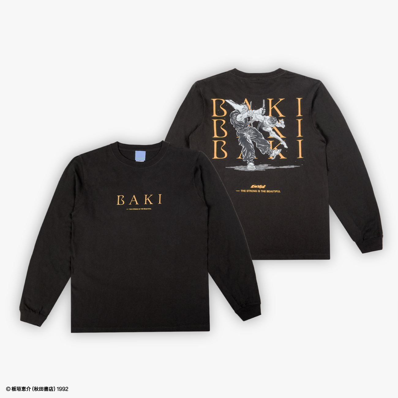 刃牙 Long Sleeve Tee 刃牙 vs 武蔵 サイズ: S